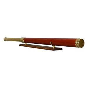 Télescope compact en métal, instrument optique de haute qualité, lentille réglable, acier inoxydable durable, pour collectionneur - Product Image 1
