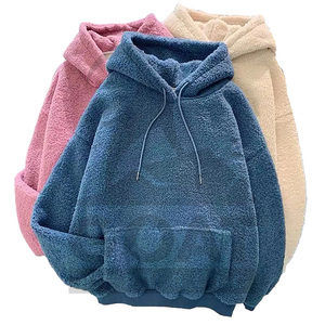 Sudadera Sherpa Ligera al Mejor Precio para Hombre, Ropa de Exterior Moderna, Forro Polar Sólido para Invierno, Absorbe la Humedad, Transpirable, con Bolsillo, 100% Algodón - Product Image 1