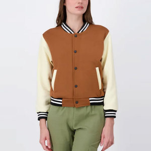 Vestes de survêtement pour femmes en tissu de laine sur mesure au prix d'usine, vestes de survêtement pour femmes à la mode - Product Image 6