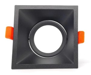Bordo inclinabile quadrato nero GU10 incluso (F-Bright 2803059-N) - Product Image 1