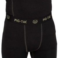 Conjunto Térmico de Media Temporada para Hombre, Control de Humedad Mejorado, Ajuste Elástico, 100% Poliéster Tejido, 2 Piezas, P1G BASE LEVEL 2