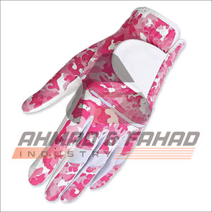 Gant de golf PU et peau de mouton accepter la conception OEM Gants de golf anti-dérapant Logo de couleur personnalisé - Product Image 4