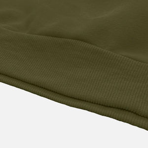 Sudadera Extra Grande para Hombre, Invierno, 100% Algodón, Felpa, Tinte Liso, Antiarrugas, Tejido Suave, Comodidad Durante Todo el Día, Corte Relajado y Cálido - Product Image 4