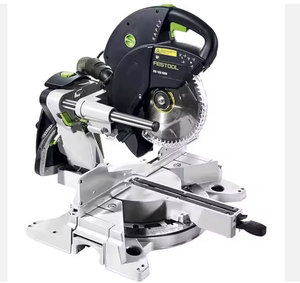 AUTOPARK Sierra ingletadora doble Ks 120 de la mejor calidad totalmente ensamblada con T-Loc + Ct 48 Extractor de polvo fácil - Product Image 1