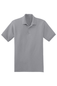 เสื้อยืดโปโลผู้ชายน้ำหนักมาก220-280gsm โลโก้ได้ตามต้องการเสื้อยืดกอล์ฟปักลายเสื้อลำลองแบบถักสีพื้น - Product Image 4