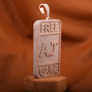 Colgante Personalizado de Plata 925 con Letras Brillantes, Colgante de Hip Hop para Hombres, Hecho a Mano, Diamante de Moissanita, Colgante Cubano - Product Image 3