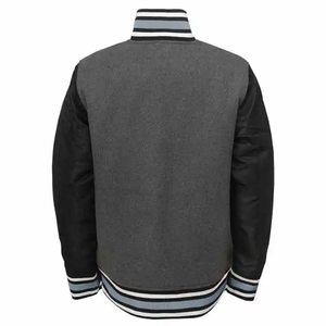 <b>mens</b> high street style stand collar bomber <b>jacket</b> 100%polyester breathable <b>canvas</b> fabric autumn wear - Product Image 5