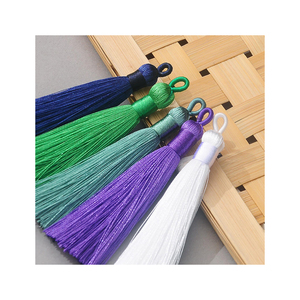 Nuevo Producto 2025, Borlas Decorativas de 8cm, Adornos de Borlas de Poliéster y Seda para Ropa y Manualidades - Product Image 2