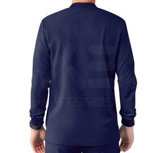 Blouse de travail pour hommes grandes tailles à faible MOQ, haute qualité, en Spandex/Polyester, pour usage hospitalier, nouvelle arrivée - Product Image 2