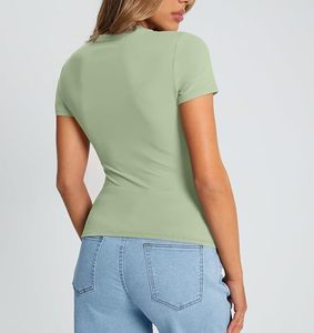 T-shirt en coton de qualité supérieure pour femme à prix abordable pour marque privée - Product Image 3