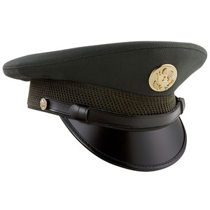 Al por mayor 2025 OEM Oficer Unifrm gorras con visera al por mayor Oficer gorra y sombrero con insignia parche con color y tamaño personalizados - Product Image 1