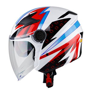 Casco de motocicleta de cara abierta fabricado en Vietnam, visera ABS avanzada ROYAL con DOT Casco, cascos de motocicleta Vintage, oferta - Product Image 1