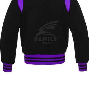 Mode Nouveau Style Varsity Letterman Vestes Laine Corps avec Manches En Cuir Jeunesse Collège Varsity Vestes Lycée Vestes - Product Image 6