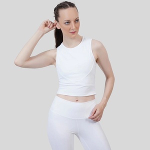 Camiseta sin mangas de entrenamiento personalizada para mujer, Camiseta deportiva informal de talla grande para gimnasio con ajuste relajado, transpirable y que absorbe el sudor - Product Image 6
