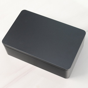 Boîte à biscuits carrée en métal de <span class=keywords><strong>grande</strong></span> capacité personnalisée Boîte à bonbons en fer et à thé - Product Image 6