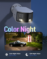 ANNKE FCD800 4K 8MP Dual-Objektiv 180-Grad-Panorama-Bullet-AI-PoE-IP-Kamera mit Zwei-Wege-Audio, Smart Hybrid Light und IP67-Netzwerkkamera