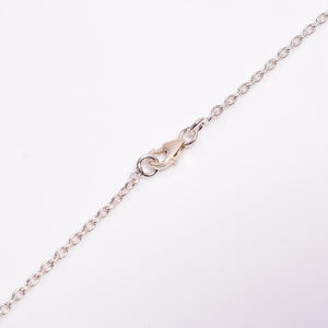 Collar de Plata de Ley 925 al por mayor para mujer diseño clásico hecho a mano cadenas finas de lujo con piedras preciosas de amatista púrpura - Product Image 3