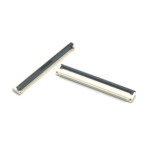 Conectores FFC FPC (Flexibles Planos) ZFPC SMT RA EZon BTM 1.2H de Ángulo Recto de 4~60 pines 852BXXPTX-41 de 0.5 mm de Aleación de Cobre Estañado - Product Image 1