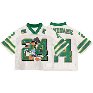 บริการ OEM ODM เสื้อยืดทรงครอปแบบเรียบ ยูนิเซ็กซ์ 260 GSM ผ้าฝ้าย 100% ทรงบ็อกซี่ โอเวอร์ไซส์ เสื้อยืดผู้ชายและผู้หญิง พร้อมตัวเลือกสกรีนโลโก้ตามสั่ง - Product Image 4