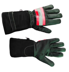 Gants de soudage en cuir fendu de vachette haute performance OEM Gants de construction résistants à l'abrasion pour la lutte contre l'incendie - Product Image 5