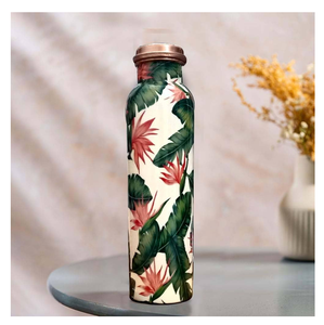 Copper Water Bottle <b>Drinking</b> Office Ayurveda Herbal Copper Water Bottle Eco-Friendly Copper Bottles <b>Sports</b> Ayurveda - Product Image 6