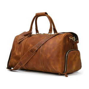 High Quality Eco-Friendly Durable Outdoor <b>Sports</b> <b>Shoulder</b> Duffle <b>Bag</b> Unisex New Fashion Genuine Leather Customizable OEM Travel - Product Image 1