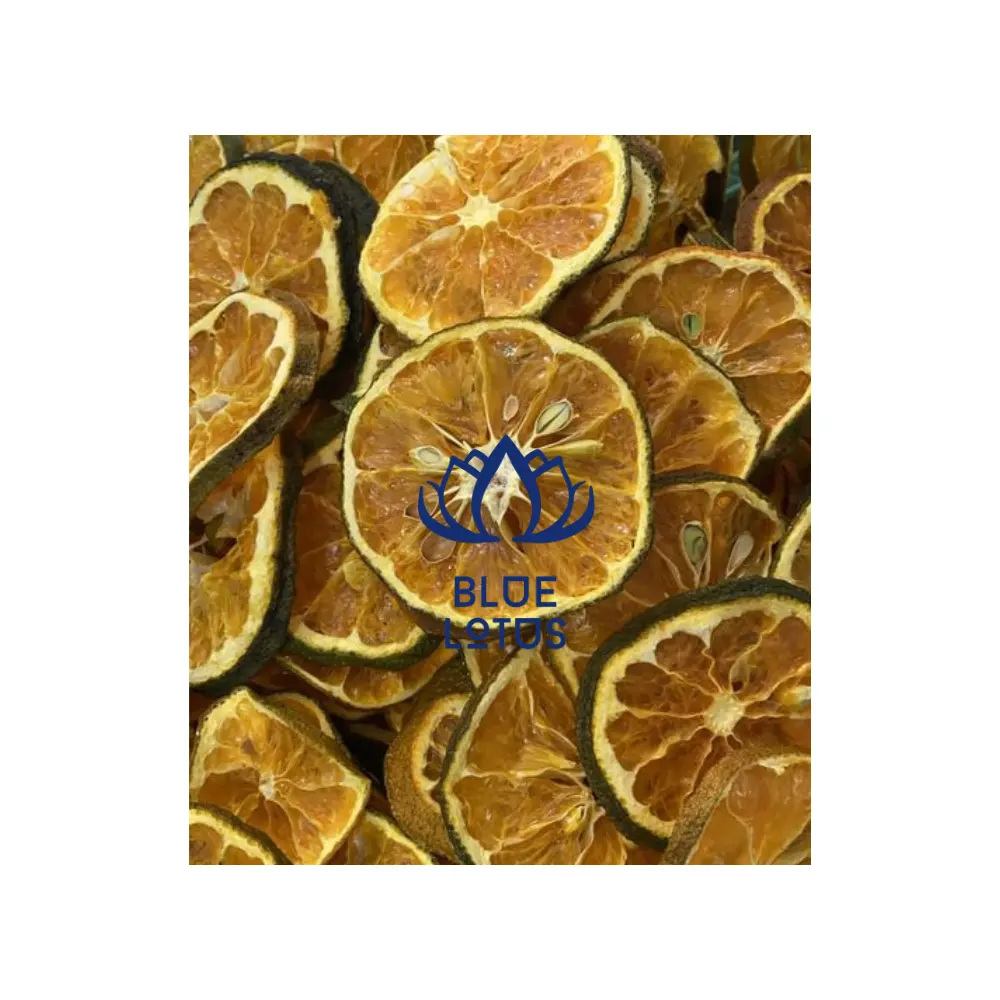 말린 과일 레몬 슬라이스 라임 블루 로터스 하이 퀄리티 제품 해독 차