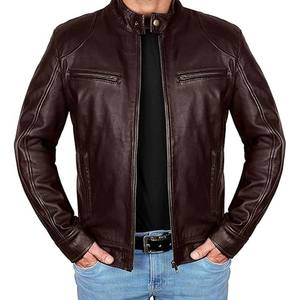 Veste en cuir pour homme grande taille en gros, hiver, capuche, logo sur le devant en toile, service OEM personnalisé, respirante - Product Image 2