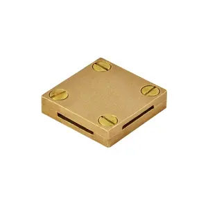 Indian Supplier Selling Brass Square Tape Clamp Lighting Protection 25x6 Square Tape Clip Clamp for Sale