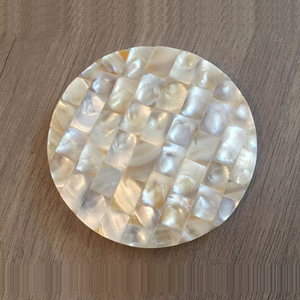 Custom Logo <b>Table</b> Decor New Design Resin Inlay Coasters Best MOP Inlay Mother Pearl Coaster Sets for Tea & Coffee Mat & Pads - Product Image 6