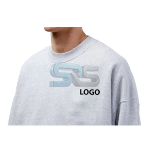 สเวตเตอร์คอตตอนผสมสำหรับผู้ชายแบบสวมหัวคอเสื้อลำลองสไตล์2025ออกแบบโลโก้ได้ตามต้องการสำหรับฤดูใบไม้ร่วง - Product Image 6