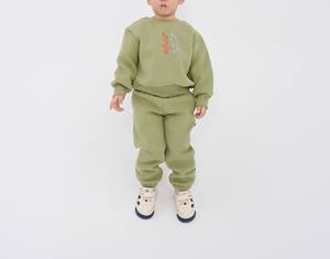 Conjunto deportivo de otoño personalizado para hombre, sudadera con capucha y Jogger de 2 piezas, forro polar de algodón 100% - Product Image 4