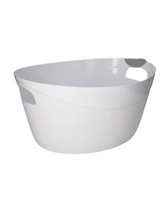 Cesto de ropa ovalado blanco 24L (GSC 402020014) - Product Image 1