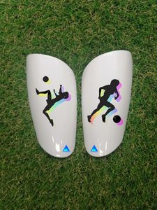 Protège-tibias de football féminin Armadura de qualité supérieure modèle STDF10004 matériau de haute qualité équipement de protection de conception colorée et personnalisée - Product Image 2