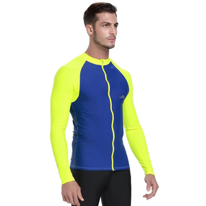 Rashguards BJJ personnalisés en gros, Rashguards BJJ personnalisés lavés UPF50+ Spandex/Polyester - Product Image 4