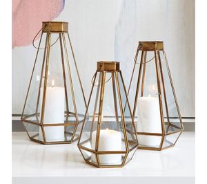 Hot selling luxury <b>Moroccan</b> Lantern candle holder for home use decorative table decor <b>lighting</b> decor silver morroco lantern - Product Image 4