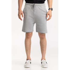 กางเกงขาสั้นทรงปกติผ้าฝ้าย 100% เอวยางยืด ระบายอากาศได้ดี สไตล์สตรีทแวร์สำหรับผู้ชาย ไซส์ XS และ XXS ลายกีฬาพร้อมโลโก้ - Product Image 6