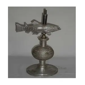 Lampe de table de chevet moderne en aluminium moulé avec articulation poisson et globe, LED, écologique, au design unique, édition Noël, vente chaude - Product Image 1