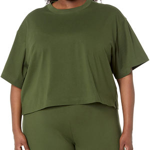 Camiseta de Mujer de Alta Calidad, 100% Algodón, 300g, Corte Regular, Venta al Por Mayor, Impresión Digital Personalizada, Diseño Liso, Cuello Redondo - Product Image 2