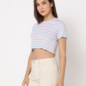 Top Corto Ecológico para Mujer, Ropa Urbana de Alta Calidad, Material Transpirable, MOQ Bajo, Colores y Tallas Personalizables - Product Image 2