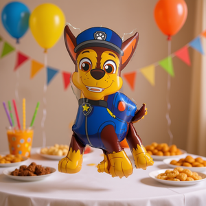 Ballon en feuille métallique Chase de la Pat'Patrouille pour fête, 46x78cm, décoration de fête, lot de 2 - Product Image 3