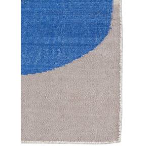 พรมขนสัตว์ทอมือลายตารางเพชร รุ่น Adwl-13064 สีงาช้าง สำหรับบ้าน ห้องนอน ห้องนั่งเล่น ทางเดิน รูปทรงสี่เหลี่ยมผืนผ้า - Product Image 4