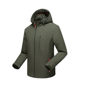 Vestes softshell personnalisées d'extérieur de haute qualité pour hommes Vestes softshell surdimensionnées pour hommes - Product Image 1