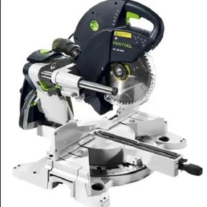 EL MEJOR PRECIO PARA SIERRA ingletadora deslizante de doble compuesto KS 120 con paquete de extractor de polvo CT 48 + con salida de - Product Image 3