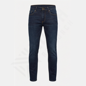 Vente chaude Jeans droits pour hommes sur mesure Pantalon décontracté Pantalon de grande taille Qualité supérieure Dernier design Pantalon en denim en gros - Product Image 1