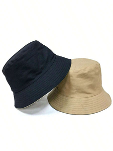 Sombreros de Pescador Personalizados Unisex, 100% Algodón, Color Sólido, con Logotipo Bordado Personalizado para Adultos y Niños - Product Image 6