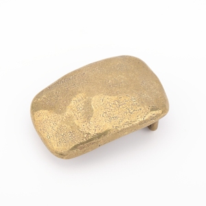 Boucle à plaque en laiton massif, lourde, pour ceinture en cuir de 35/40mm, fabriquée au Japon - Product Image 3