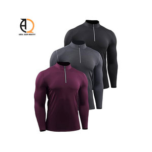 Camiseta de Protección Solar de Alta Calidad, Manga Larga, Ligera, para Hombre, Rendimiento, Cómoda, Transpirable, Color Sólido - Product Image 1
