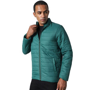 Veste bouffante d'hiver de haute qualité pour hommes Design de mode imprimé complet Veste bouffante à col montant brodé épais pour hommes - Product Image 3