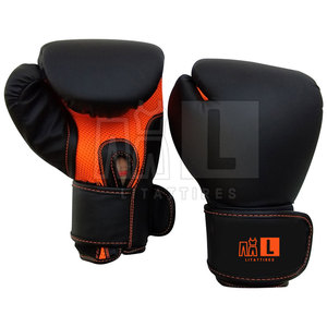 Venta caliente Guantes de boxeo hechos de cuero Guantes de boxeo profesionales Guantes de boxeo con logotipo personalizado - Product Image 1